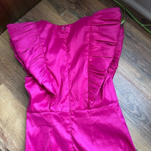 DO+BE Vibrant Pink Mini Dress with Ruffle Detail - Picture 5 of 7